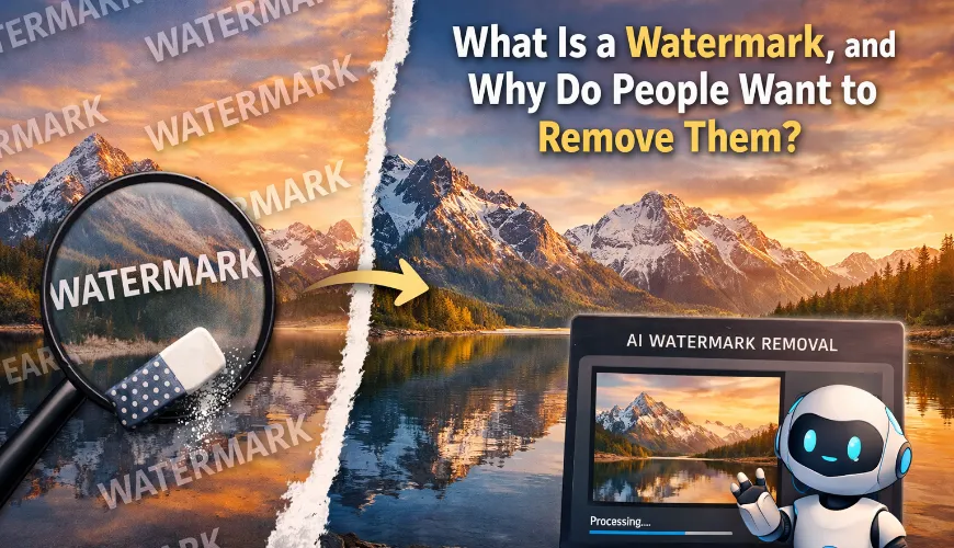 How to remove watermark from photo images