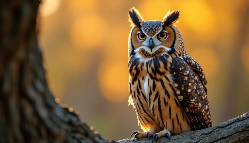 A wise-looking owl